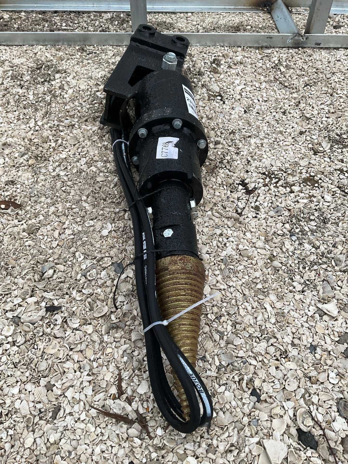 UNUSED 2024 VICSEC HYDRAULIC WOOD DRILL, FITS 1-3TON EXCAVATOR 23382