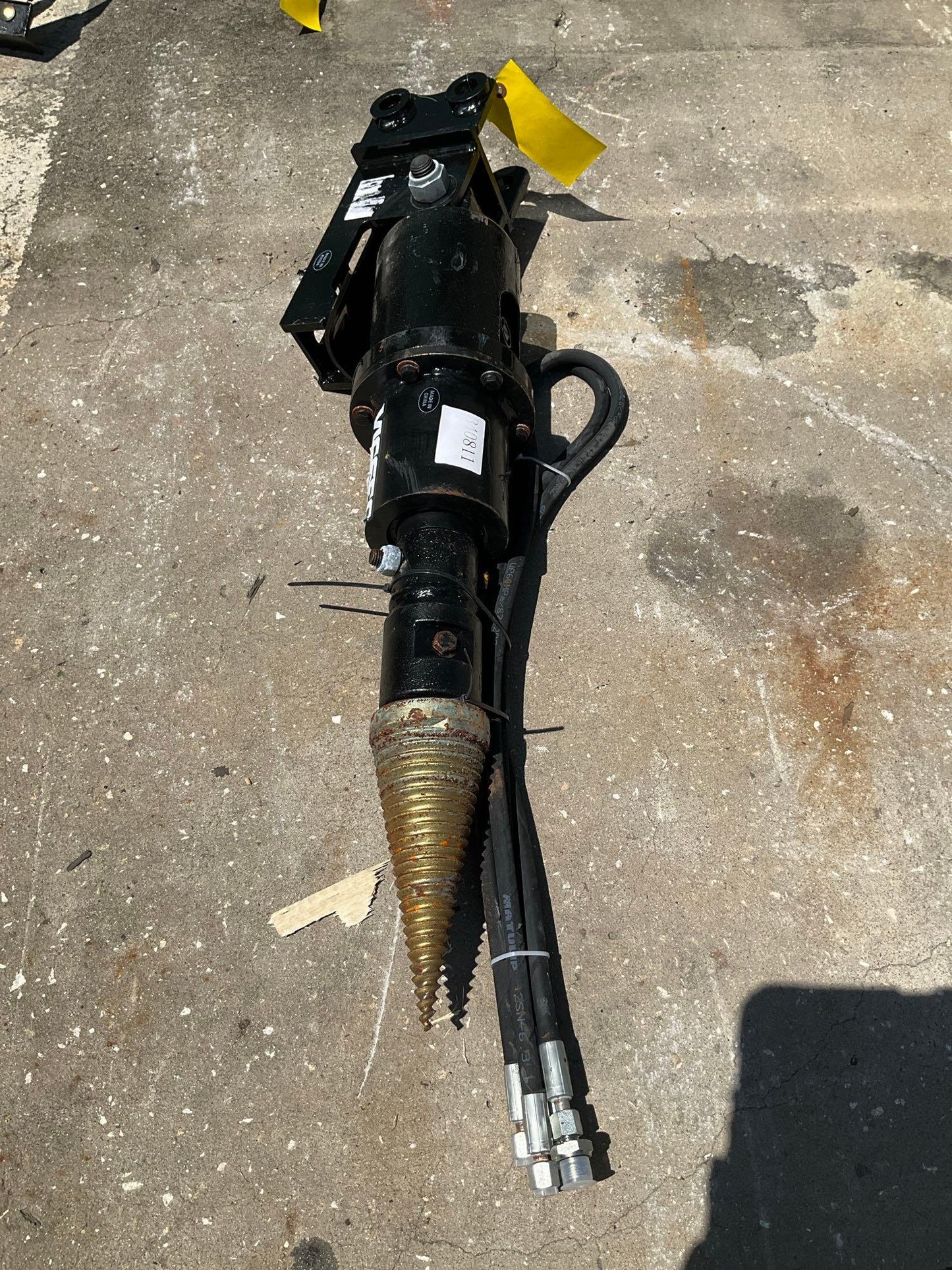 UNUSED 2024 VICSEC HYDRAULIC WOOD DRILL, FITS 1-3TON EXCAVATOR, 20967