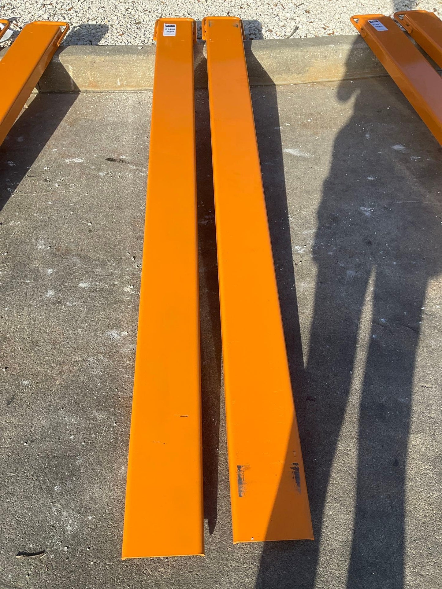 ( 1 ) UNUSED SET OF FORK EXTENSIONS, APPROX 76in LONG 21496