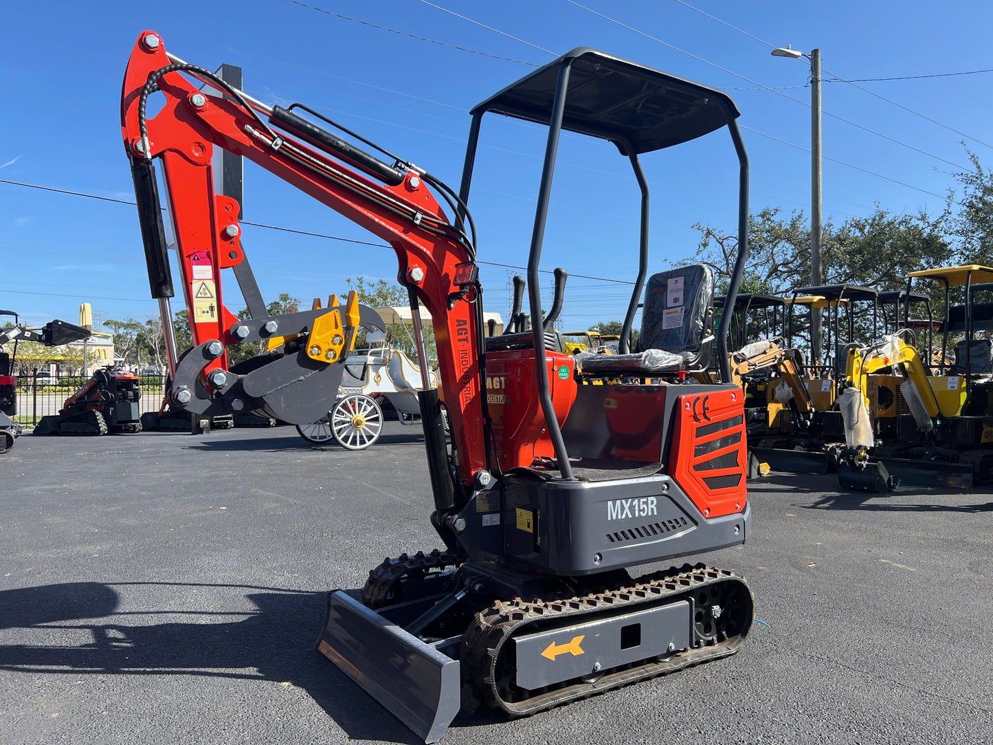 2024 MX15R EXCAVATOR, RUBBER TRACKS, BUCKET, AUX. HYDRAULICS, 21539