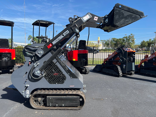 2024 AGROTK MINI SKID STEER LOADER MODEL AGT-KTT230, GAS POWERED, ELECTRIC START, 20662