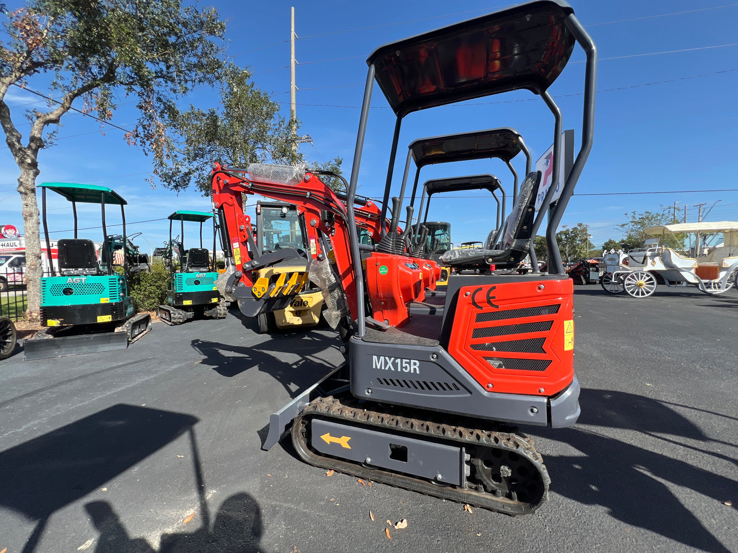 2024 MX15R EXCAVATOR, RUBBER TRACKS, BUCKET, AUX. HYDRAULICS, 21537