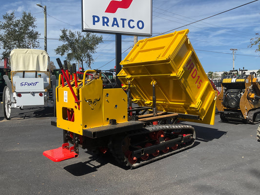 UNUSED 2024 IRD DUMPER CRAWLER TRANSPORTER MODEL IRD15 , GAS POWERED, 13.5HP, TOOL BAG INCLUDED, 21359