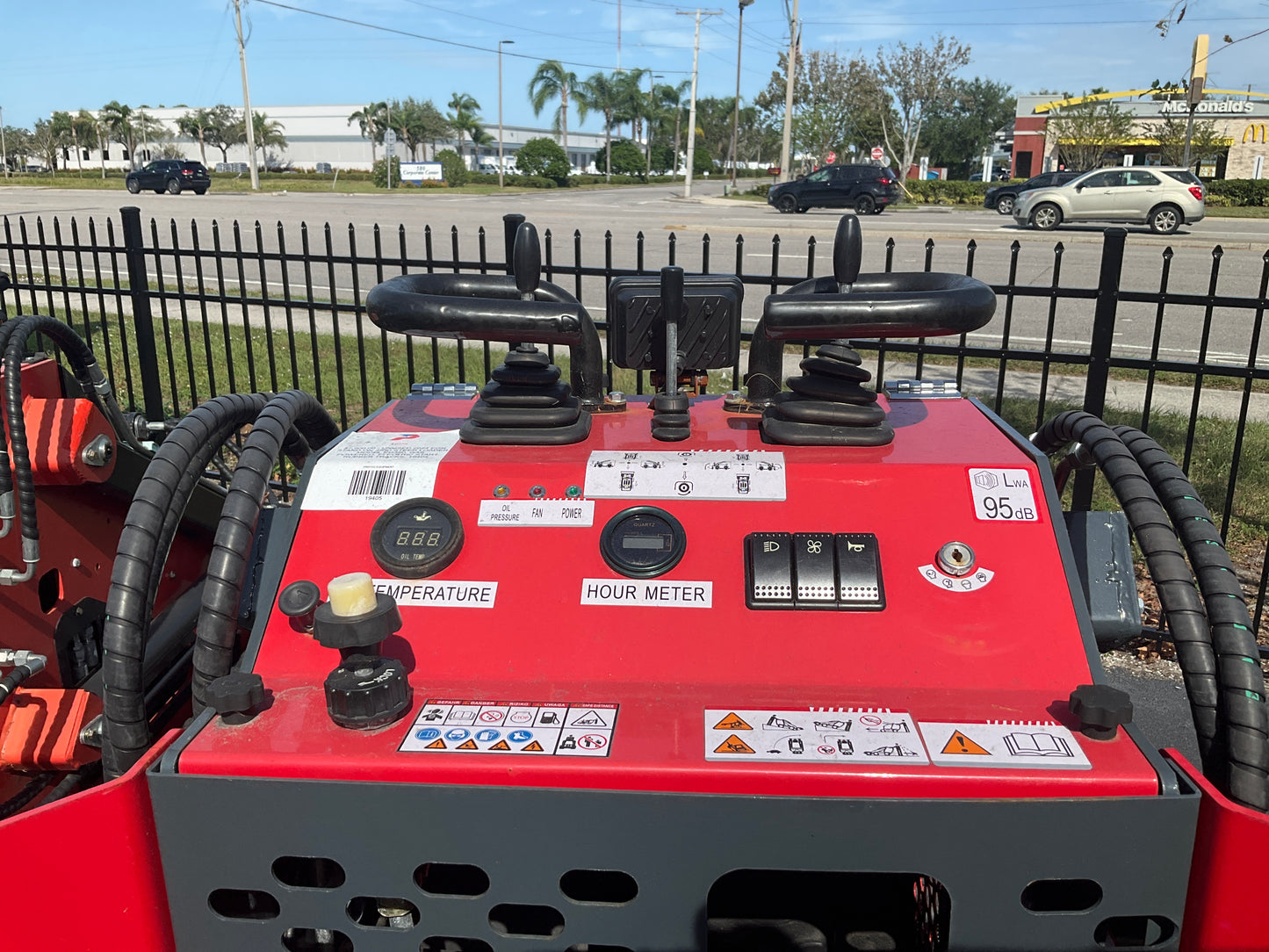 UNUSED 2024 EGN STAND ON SKID STEER LOADER MODEL EG360, GAS POWERED, ELECTRIC START, RUBBER TRACKS, 19405