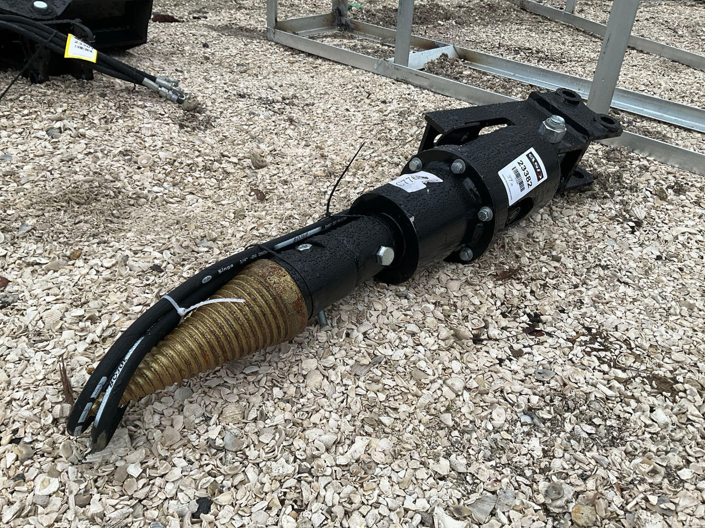 UNUSED 2024 VICSEC HYDRAULIC WOOD DRILL, FITS 1-3TON EXCAVATOR 23382